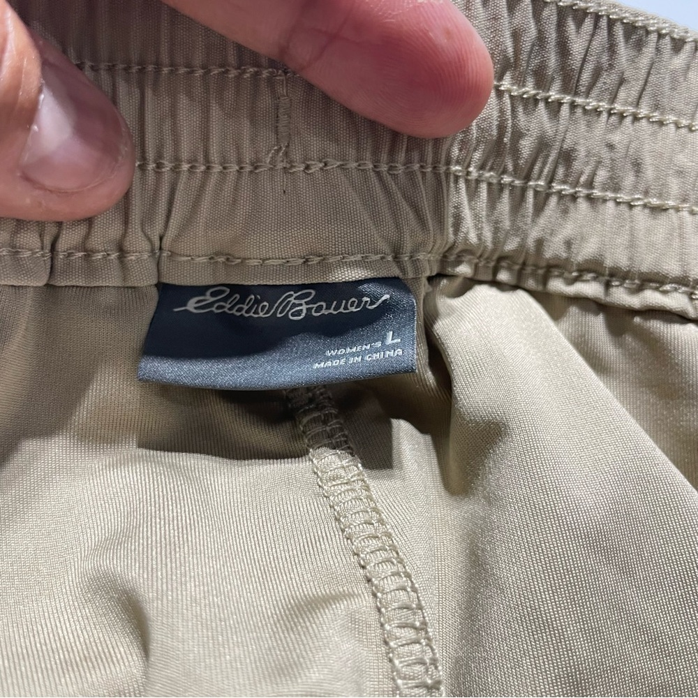 Eddie Bauer Tulip Hem Skort khaki size L - Picture 7 of 12